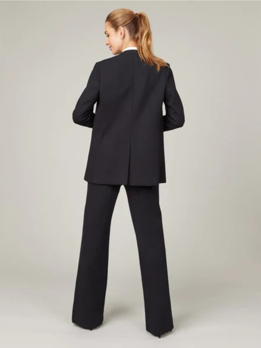 Spanx Perfect Collarless Blazer Black Size Large NWT - Picture 2 of 10